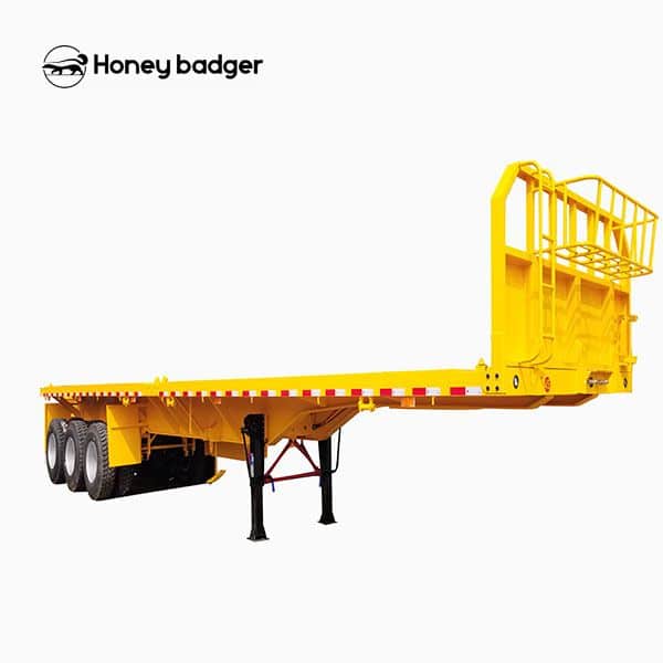 Tri Axle Flatbed Semi Trailer
